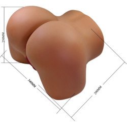 CRAZY BULL - WENDY VIBRADOR Y SUCTOR DE GLÚTEOS FEMENINO REALISTA CON SONIDO 11 KG