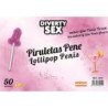 DIABLO GOLOSO - 50 piruletas con forma de pene, sabor a ginebra y tónica, 10% de alcohol