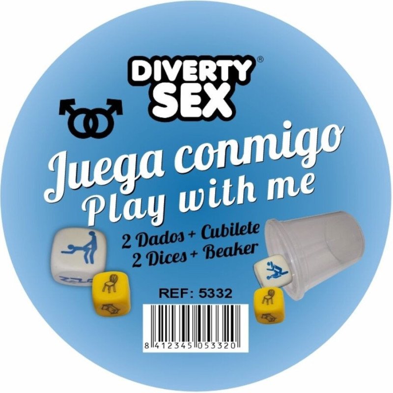 DIABLO PICANTE - JUEGO DE DADOS LUGAR + POSICIONES PARA HOMBRES CON COPA