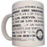 DIABLO PICANTE - TAZA BLANCA CON BOLAS SINÓNIMOS 370 ML