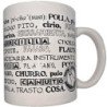 DIABLO PICANTE - TAZA BLANCA CON SINÓNIMOS DE PENE 370 ML
