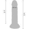 GET REAL - PENE REALISTA DE LUJO DE 15 CM