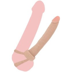 GET REAL - PENETRADOR ANAL DE SILICONA DOBLE PROBLEMA 16 CM