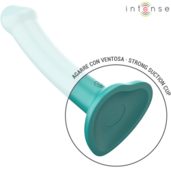 VIBRADOR INTENSO KATIE CON VENTOSA, 10 VIBRACIONES, AZUL, CONTROL REMOTO