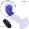 VIBRADOR INTENSO - CORTO CON VENTOSA Y CONTROL REMOTO AZUL
