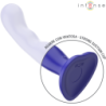 VIBRADOR INTENSO - CORTO CON VENTOSA Y CONTROL REMOTO AZUL