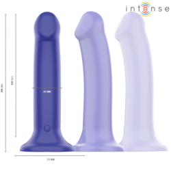 VIBRADOR INTENSO - VICTORIA CON VENTOSA, 10 VIBRACIONES, AZUL OSCURO, CONTROL REMOTO