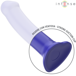 VIBRADOR INTENSO - VICTORIA CON VENTOSA, 10 VIBRACIONES, AZUL OSCURO, CONTROL REMOTO