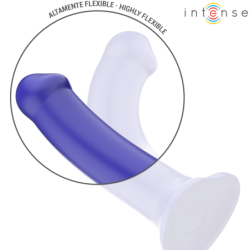 VIBRADOR INTENSO - VICTORIA CON VENTOSA, 10 VIBRACIONES, AZUL OSCURO, CONTROL REMOTO