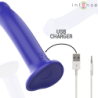 VIBRADOR INTENSO - VICTORIA CON VENTOSA, 10 VIBRACIONES, AZUL OSCURO, CONTROL REMOTO