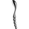 SATISFYER - DILDO DE ACERO INOXIDABLE DE DOBLE EXTREMO STAR FORCE 1
