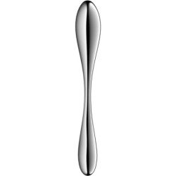 SATISFYER - DILDO DE DOBLE EXTREMO DE ACERO INOXIDABLE STAR FORCE 3