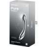 SATISFACTOR - DILDO DE DOBLE EXTREMO DE ACERO INOXIDABLE PURE GRAVITY 2