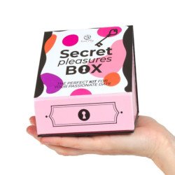 JUEGO SECRETO - CAJA DE PLACERES PARA PAREJAS: DADOS + BALA VIBRADORA + PLUMA DE PLUMAS