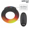 JUGUETES PARA ADICTOS - ANILLO VIBRATORIO PARA PENE CON EFECTO DE CALOR Y CONTROL REMOTO