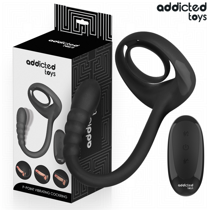 JUGUETES PARA ADICTOS - ANILLO VIBRATORIO PARA EL PUNTO PUNTO PUNTO CON CONTROL REMOTO