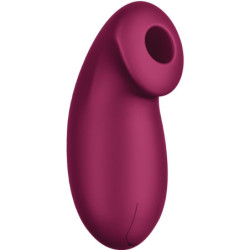 FUN FACTORY - VIBRADOR DE PULSO DE AIRE DESIRE ROJO VINO