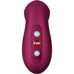 FUN FACTORY - VIBRADOR DE PULSO DE AIRE DESIRE ROJO VINO