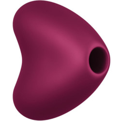 FUN FACTORY - VIBRADOR DE PULSO DE AIRE LIBERA ROJO VINO