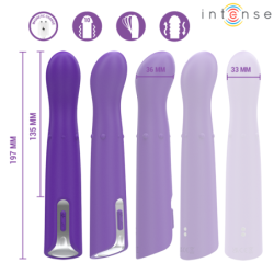 INTENSO - VIBRADOR DE BOCINAS HELENA CON MOVIMIENTOS DE ARRIBA Y ABAJO DE 13,5 CM