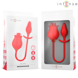 INTENSO - ESTIMULADOR DE CLÍTORIS DOBLE MELANIE CON LENGUA EN ZIGZAG
