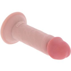 GET REAL - DONG DE TPE DE DOBLE DENSIDAD GRUESO DE LUJO DE 15 CM