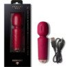 ROCKS-OFF - MINI VARITA RECARGABLE CON 16 FUNCIONES, COLOR ROJO AZALEA