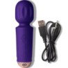 ROCKS-OFF - MINI VARITA RECARGABLE DE 16 FUNCIONES VIOLET DREAM
