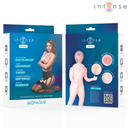 INTENSE DOLLS - MUÑECA INFLABLE MONIQUE CON TRES ORIFICIOS