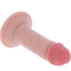 GET REAL - DONG DE TPE DE DOBLE DENSIDAD GRUESO DE LUJO DE 13 CM