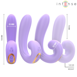 INTENSE - ESTIMULADOR DE CLÍTORIS DE DOBLE VIBRACIÓN MERYL