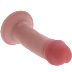 GET REAL - DONG DE TPE DE DOBLE DENSIDAD GRUESO DE LUJO DE 18 CM