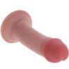 GET REAL - DONG DE TPE DE DOBLE DENSIDAD GRUESO DE LUJO DE 18 CM