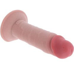 GET REAL - DONG DE TPE DE DOBLE DENSIDAD GRUESO DE LUJO DE 20 CM