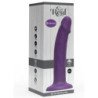 GET REAL - DILDO VIBRATORIO DE SILICONA REALISTA MORADO 19,5 CM