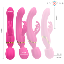 INTENSO - VIBRADOR DOBLE WINONA CONEJO Y VARITA