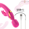 INTENSO - VIBRADOR DOBLE WINONA CONEJO Y VARITA