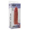 GET REAL - FUNDA DE SILICONA HIDRATADA PARA PENE COLOR CARAMELO 16 CM