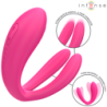 INTENSE - JULIA VIBRADOR DOBLE CON PINZA Y ESTIMULADOR, CONTROL REMOTO