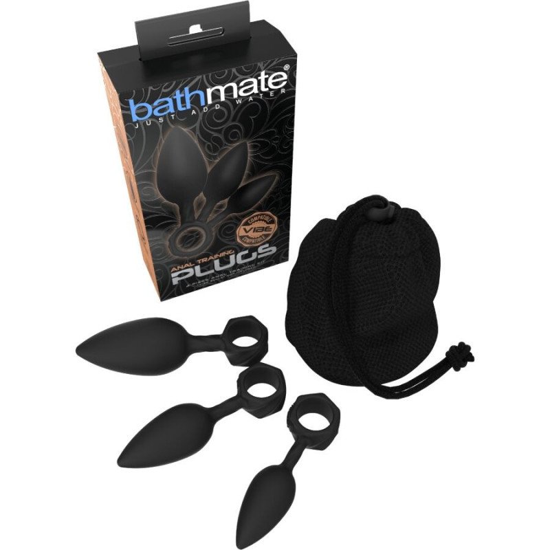 BATHMATE - KIT DE ENTRENAMIENTO 3 TAPONES ANALES