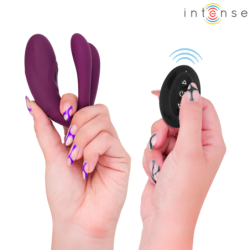 INTENSO - ESTIMULADOR DE PINZA DE GOLPEO Y VIBRACIÓN SANDRA CON CONTROL REMOTO