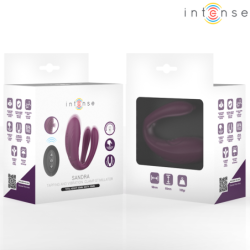 INTENSE - ESTIMULADOR DE PINZA DE GOLPEO Y VIBRACIÓN SANDRA CON CONTROL REMOTO