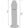 GET REAL - DONG DE TPE DE DOBLE DENSIDAD GRUESO DE LUJO 29,5 CM