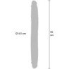 GET REAL - DILDO DE SILICONA DE DOBLE EXTREMO COLOR CARAMELO 46 CM