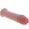 GET REAL - DONG DE TPE DE DOBLE DENSIDAD GRUESO DE LUJO DE 32 CM