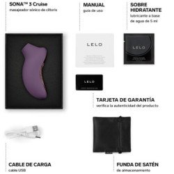 LELO - SONA 3 CRUISE MASAJEADOR DEL CLÍTORIS SÓNICO CIRUELA