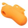 CALEXOTICS - NEON VIBES EL ESTIMULADOR DE DEDOS CON VIBRACIONES ZUMBADAS 10 VIBRACIONES NARANJA