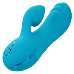 CALEXOTICS - VIBRADOR Y ESTIMULADOR SEDUCTOR SUNSET BEACH 10 FUNCIONES AZUL