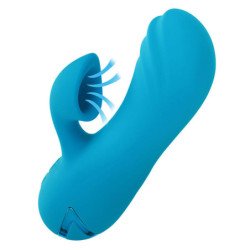 CALEXOTICS - VIBRADOR Y ESTIMULADOR SEDUCTOR SUNSET BEACH 10 FUNCIONES AZUL
