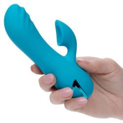 CALEXOTICS - VIBRADOR Y ESTIMULADOR SEDUCTOR SUNSET BEACH 10 FUNCIONES AZUL